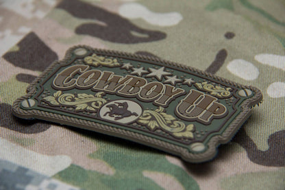 Cowboy Up - (PVC) Morale Patch