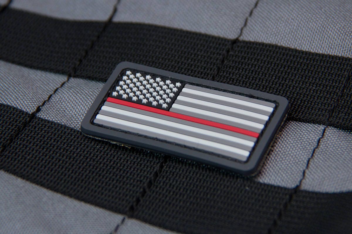 US Flag Thin Line Mini (PVC) Patch