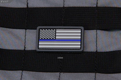 US Flag Thin Line Mini (PVC) Patch