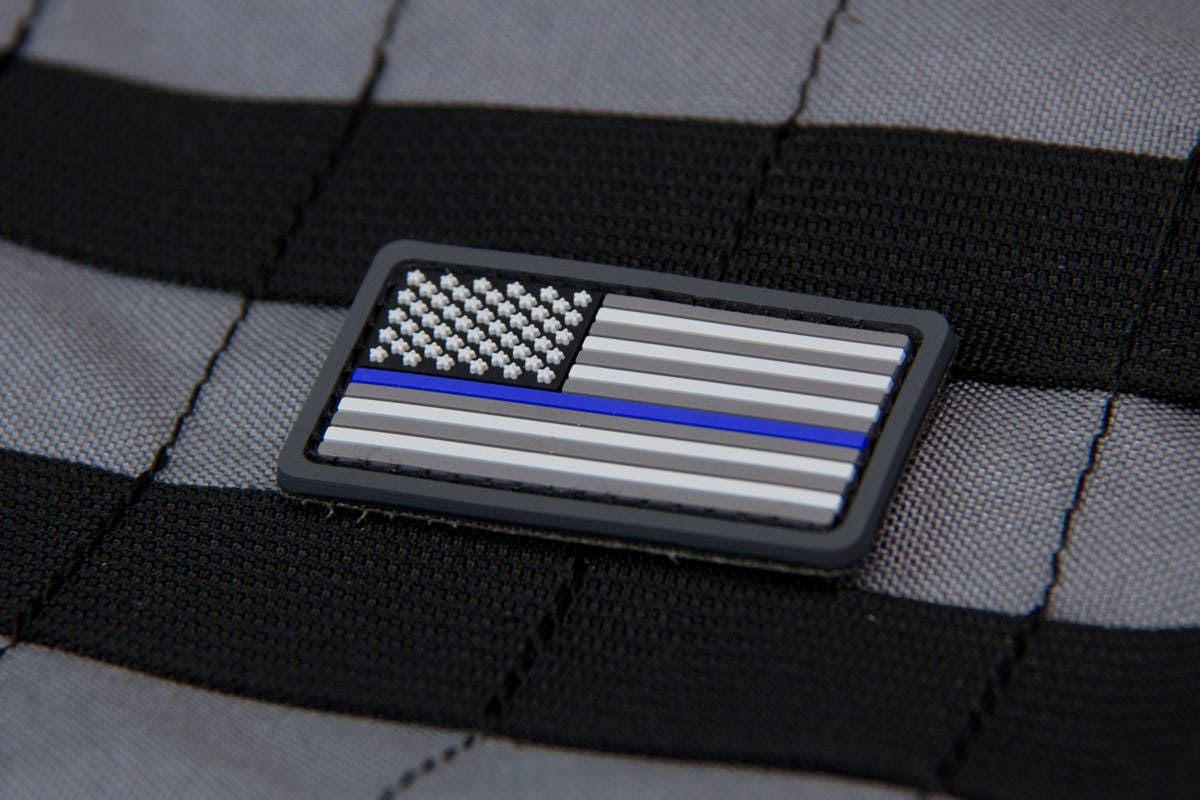 US Flag Thin Line Mini (PVC) Patch