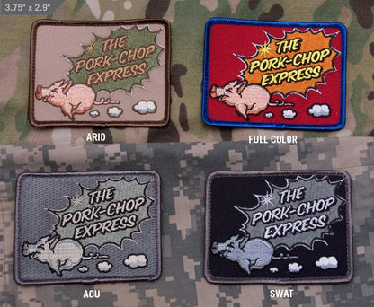 The Pork-Chop Express - Embroidered Morale Patch