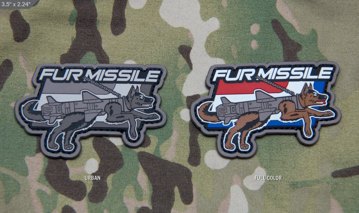 Fur Missile - (PVC) Morale Patch