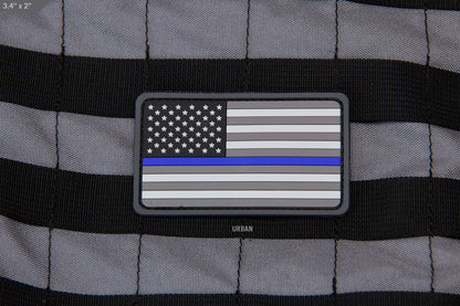 Thin Line US Flag (PVC) Patch