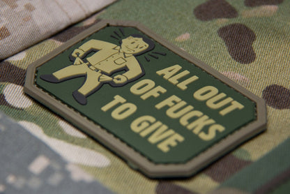 All Out of Fucks - (PVC) Morale Patch