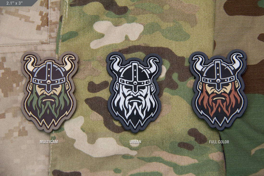 Viking Warrior Head 1 (PVC) Patch