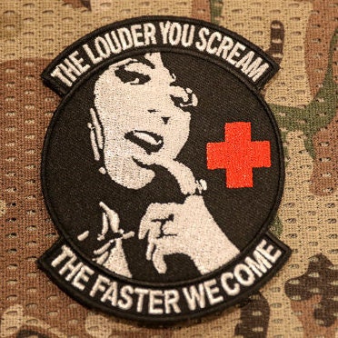 Louder You Scream - Embroidered Morale Patch