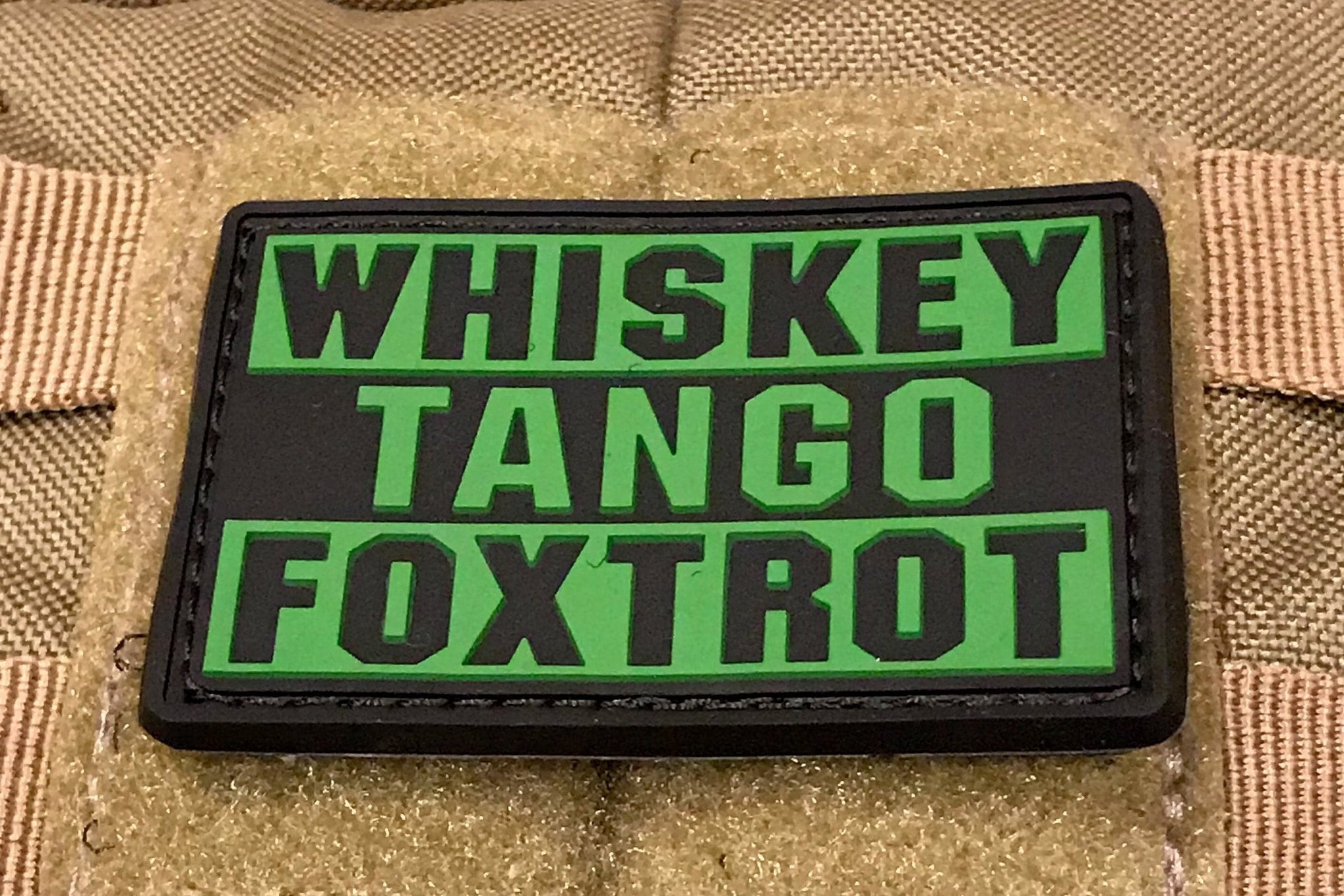 Whiskey Tango Foxtrot (PVC) Patch