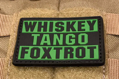 Whiskey Tango Foxtrot (PVC) Patch