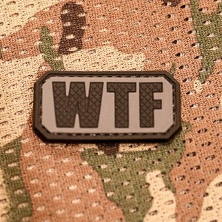 WTF (PVC) - Morale Patch