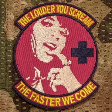 Louder You Scream - Embroidered Morale Patch