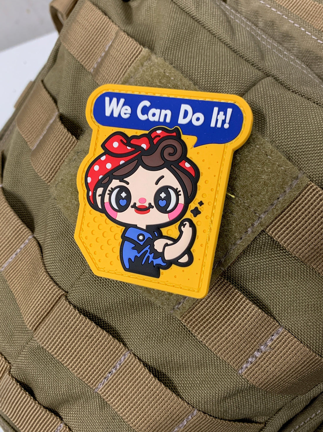 We Can Do It Cute - (PVC) Morale Patch