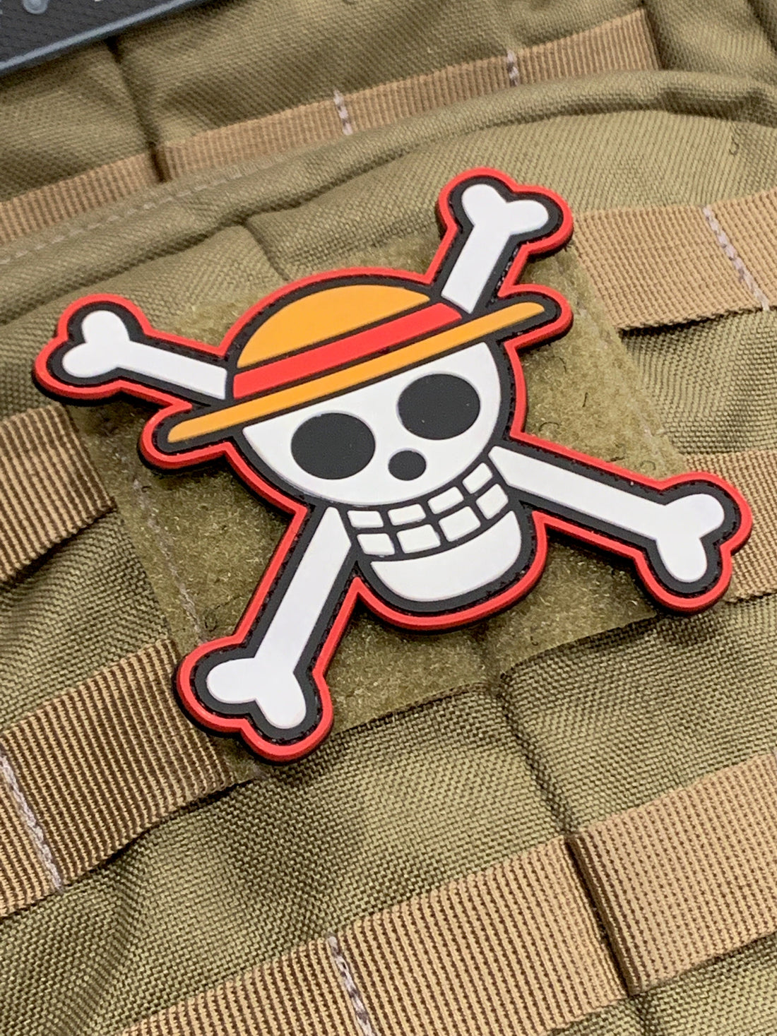 Straw Hat Skull - (PVC) Morale Patch