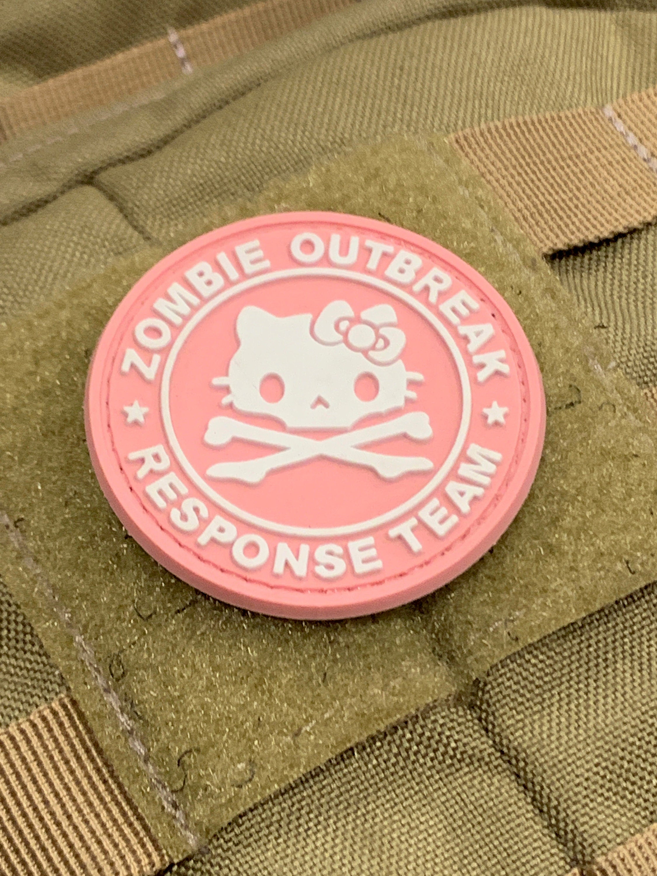 Zombie Outbreak Kitty Response Team - (PVC) Morale Patch