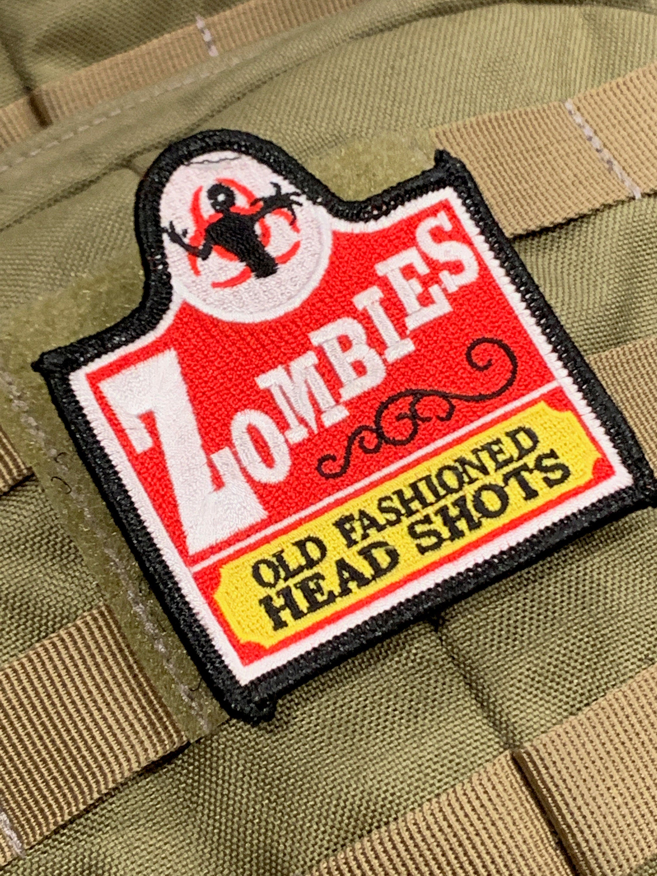 Old Fashion Zombies - Embroidered Morale Patch