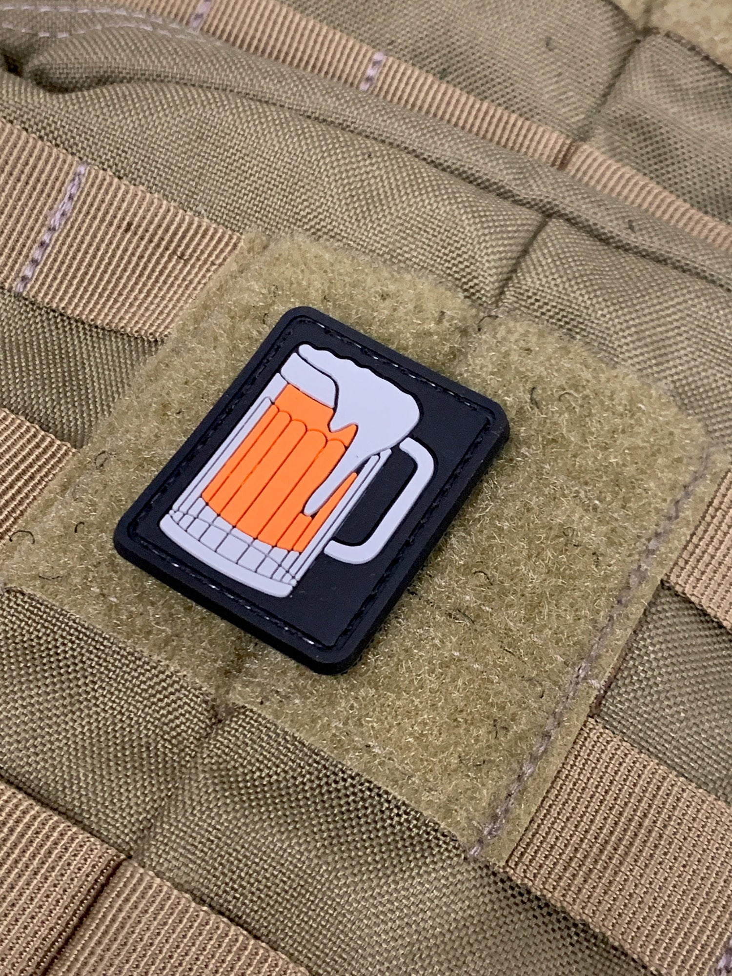 Big Beer Glass - (PVC) Morale Patch