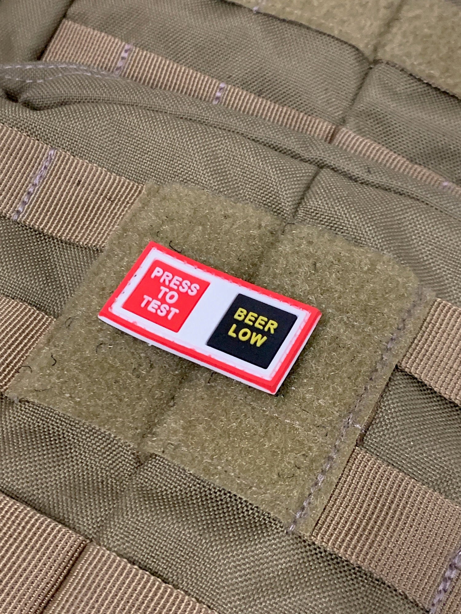 Beer Low PVC Morale Patch