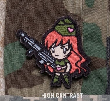 Gun Girl - Embroidered Morale Patch