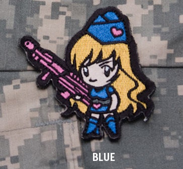 Gun Girl - Embroidered Morale Patch