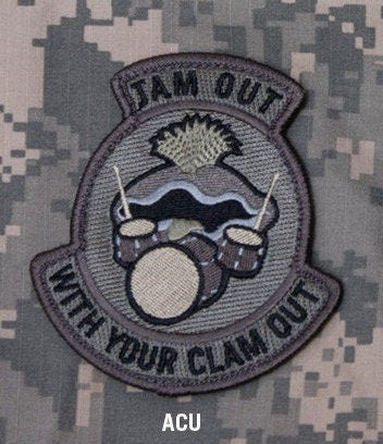 Jam Out With Your Clam Out - Embroidered Morale Patch