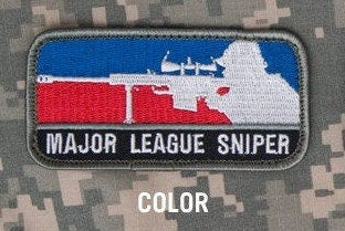 Major League Sniper - Embroidered Morale Patch