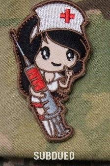 Nurse Girl - Embroidered Morale Patch