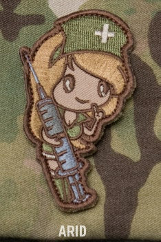 Nurse Girl - Embroidered Morale Patch