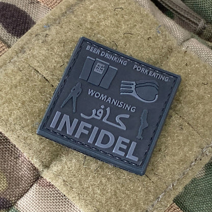 Beer Drinking, Pork Eating, Womanizing Infidel (PVC) Patch