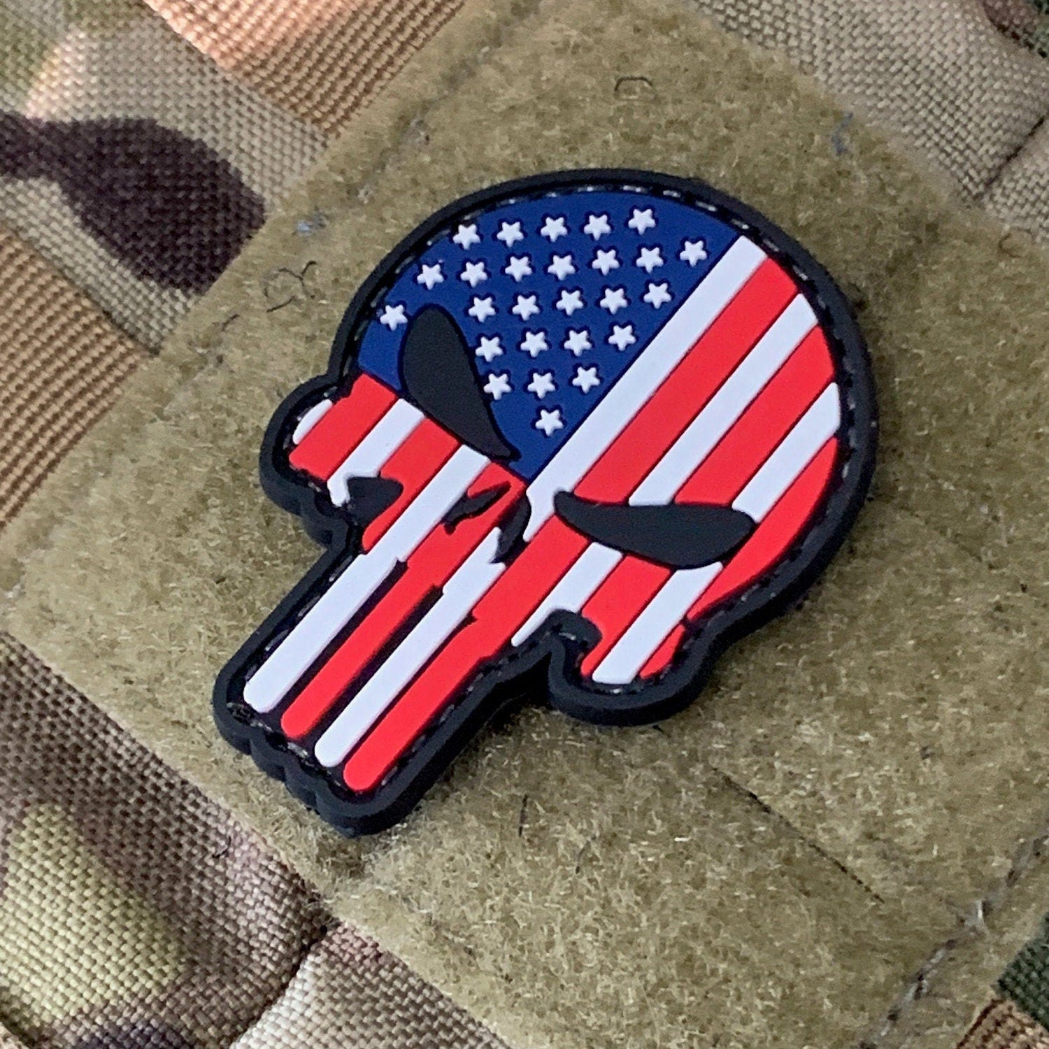 Punisher Skull &quot;Patriotic&quot; (PVC) Patch