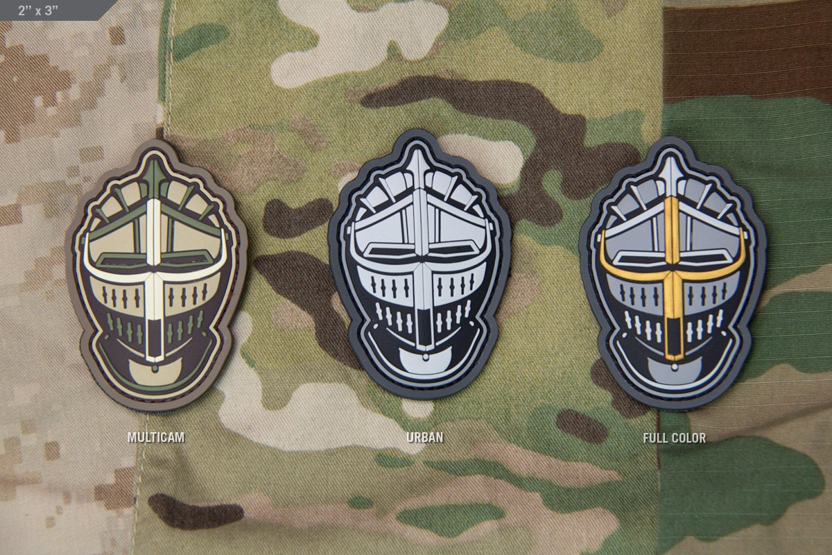 Knight Warrior Head 1 (PVC) Morale Patch