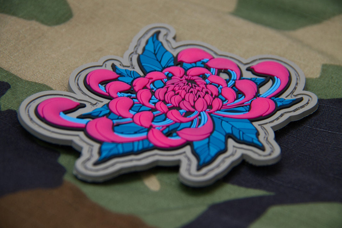 Chrysanthemum Tattoo - (PVC) Morale Patch