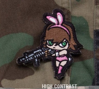 Bunny Girl - Embroidered Morale Patch