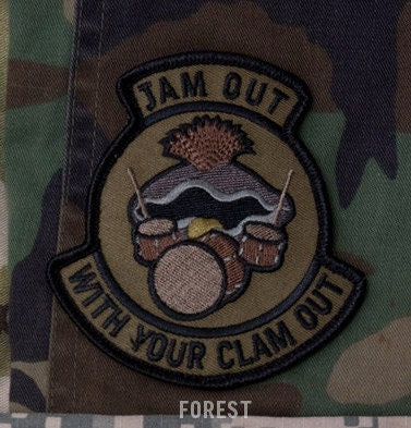 Jam Out With Your Clam Out - Embroidered Morale Patch