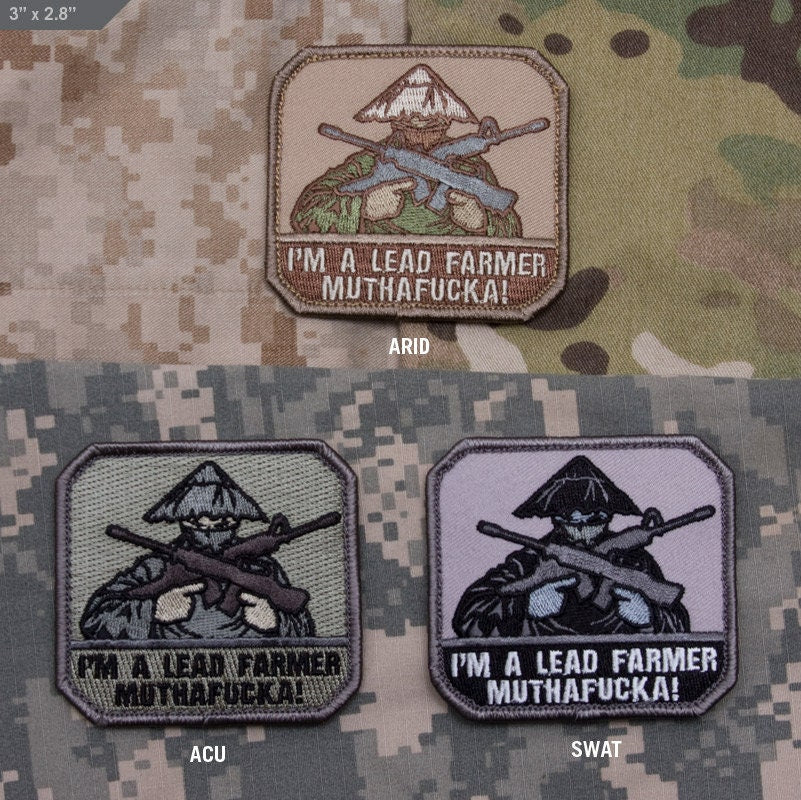 Lead Farmer - Embroidered Morale Patch