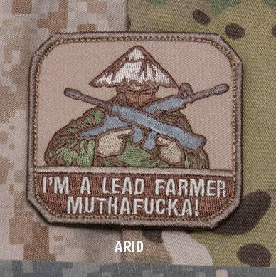 Lead Farmer - Embroidered Morale Patch