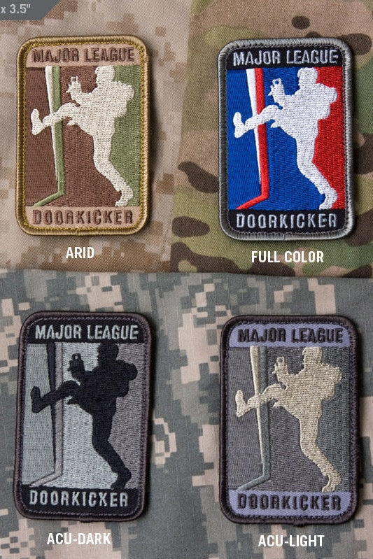 Major League Door Kicker (LARGE) - Embroidered Morale Patch