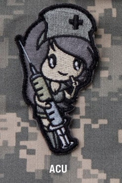 Nurse Girl - Embroidered Morale Patch