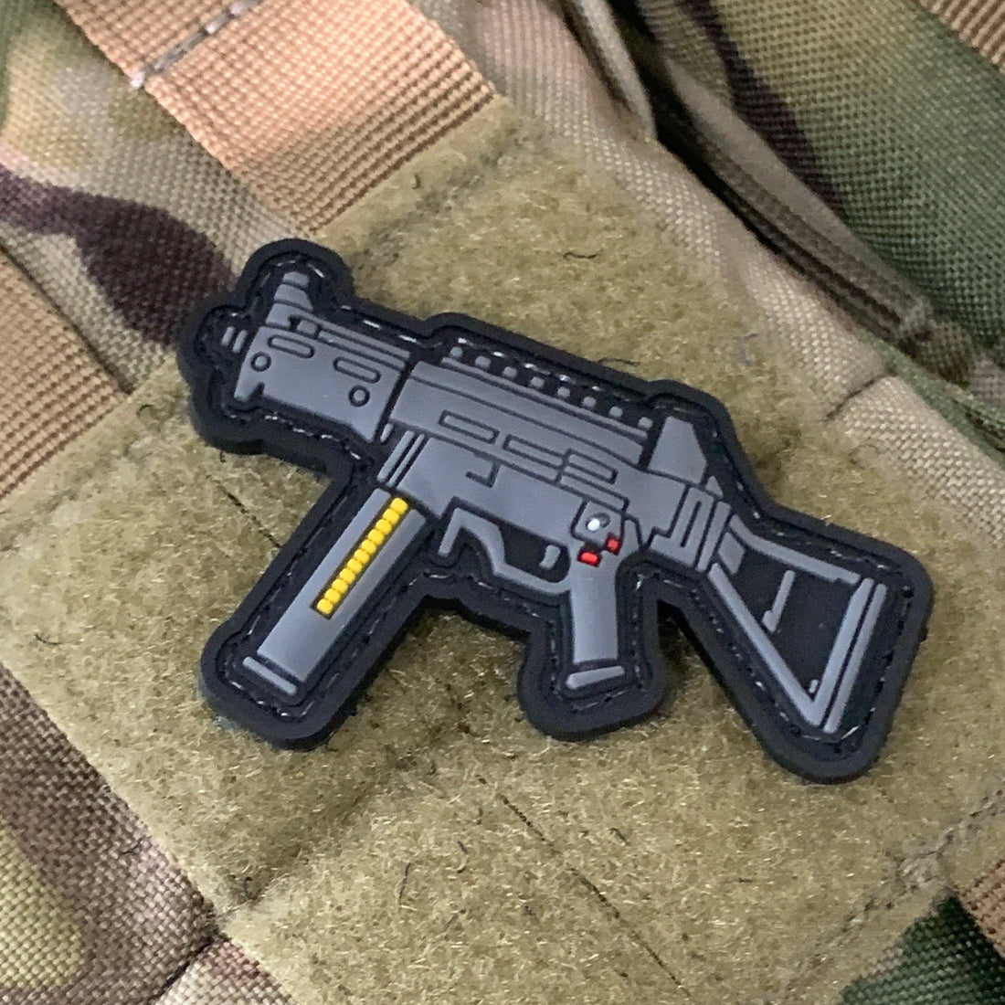 Mini Gun Series PVC Morale Patch: H&amp;K UMP45/Black