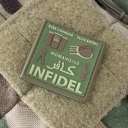 Beer Drinking, Pork Eating, Womanizing Infidel (PVC) Patch