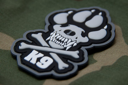 K9 3 Inch Paw - (PVC) Morale Patch