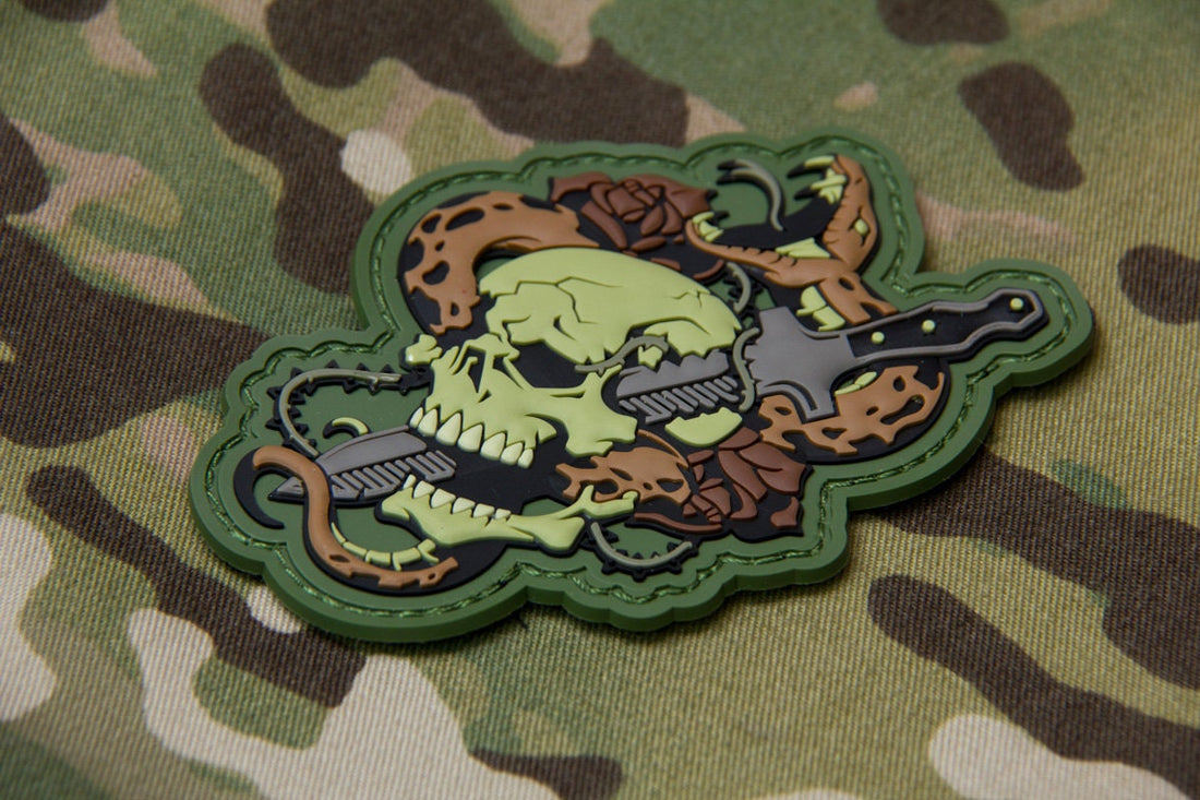 Skull Snake 1 - (PVC) Morale Patch