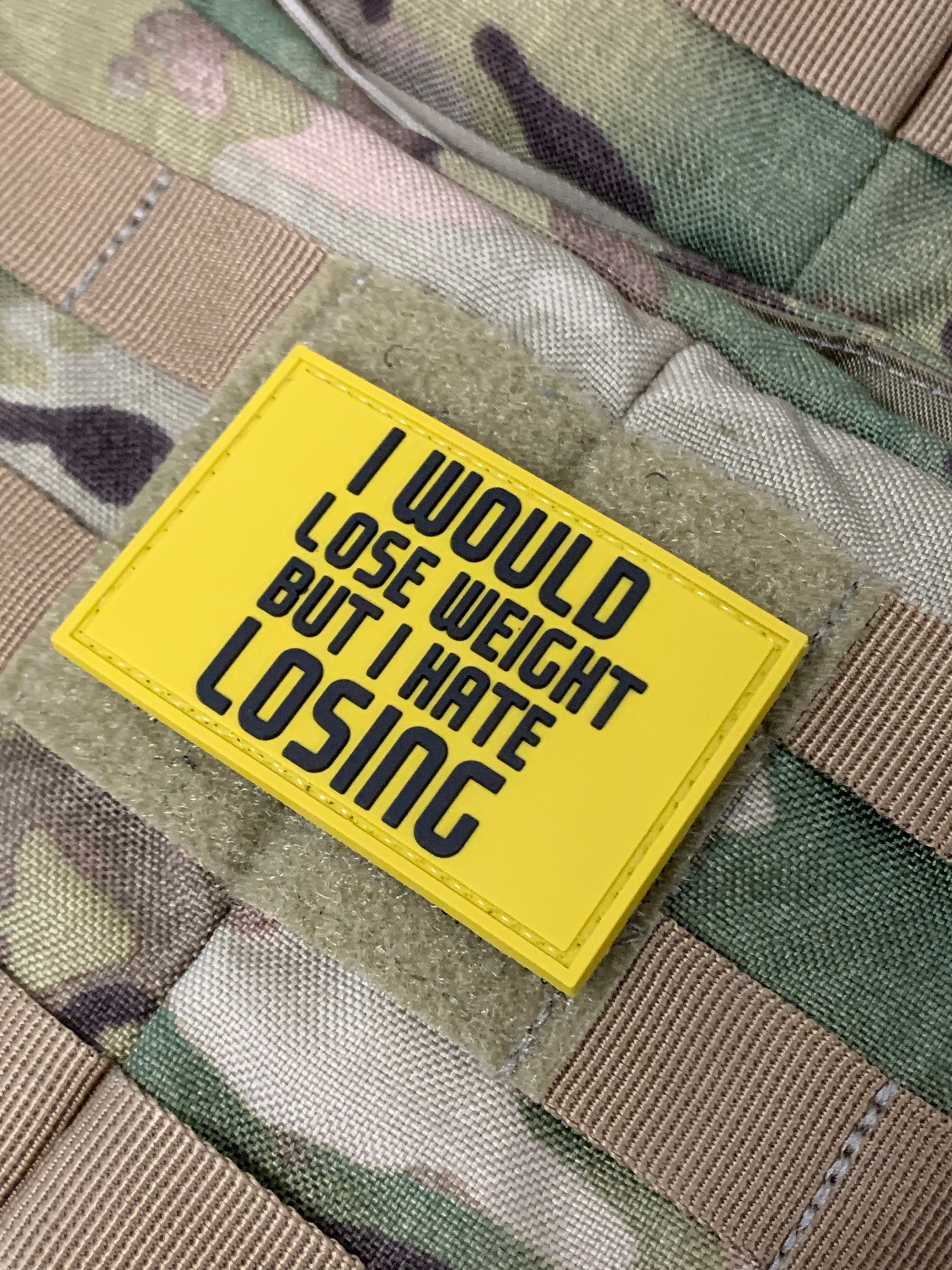 I Would Lose Weight (PVC) Morale Patch