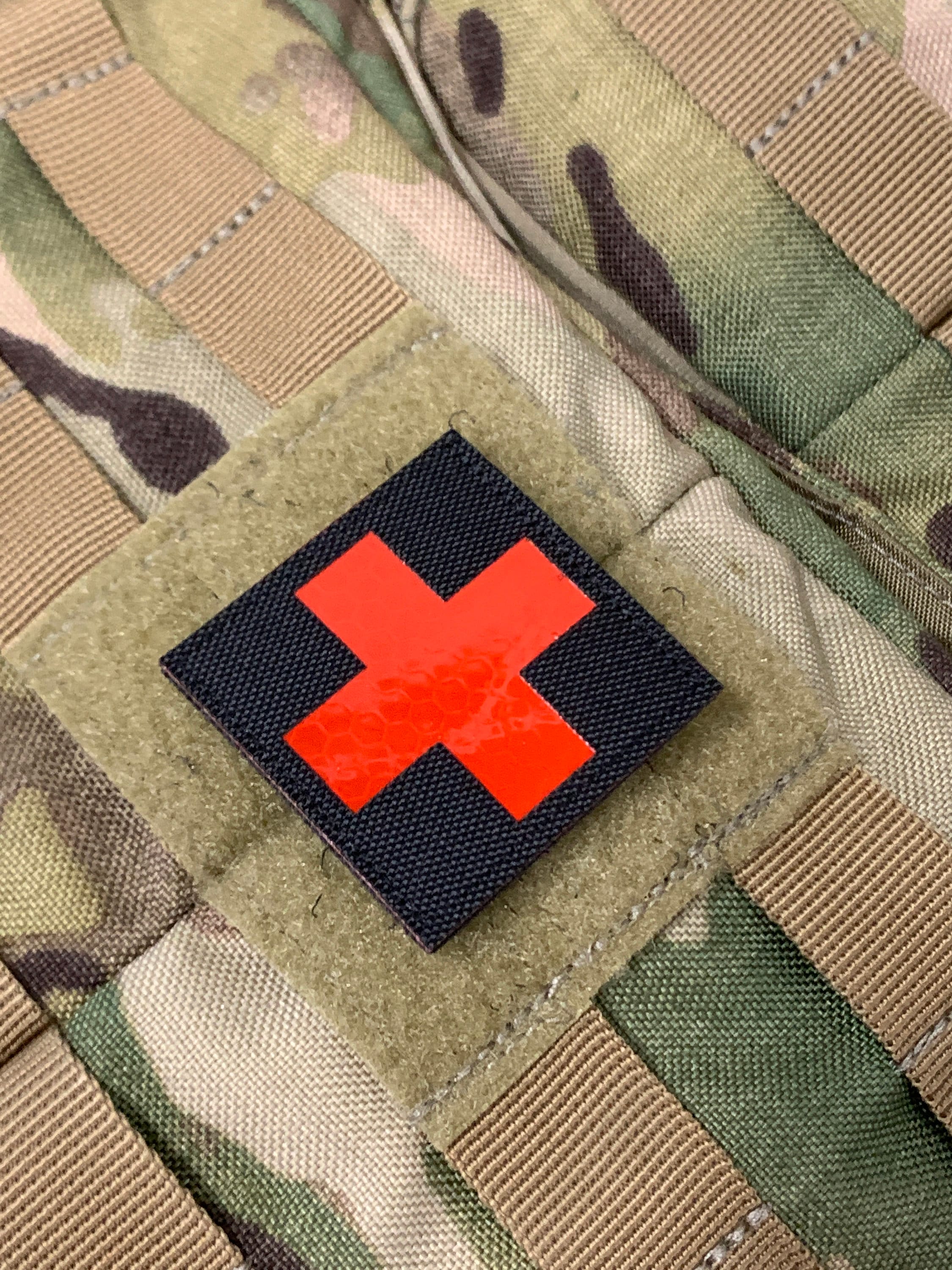 Medic Square - Reflective Laser Cut Morale Patch