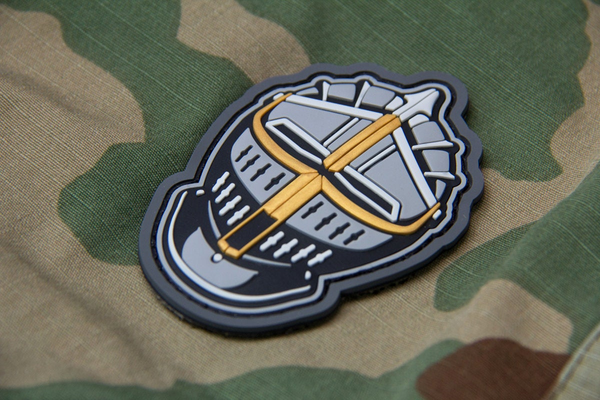 Knight Warrior Head 1 (PVC) Morale Patch