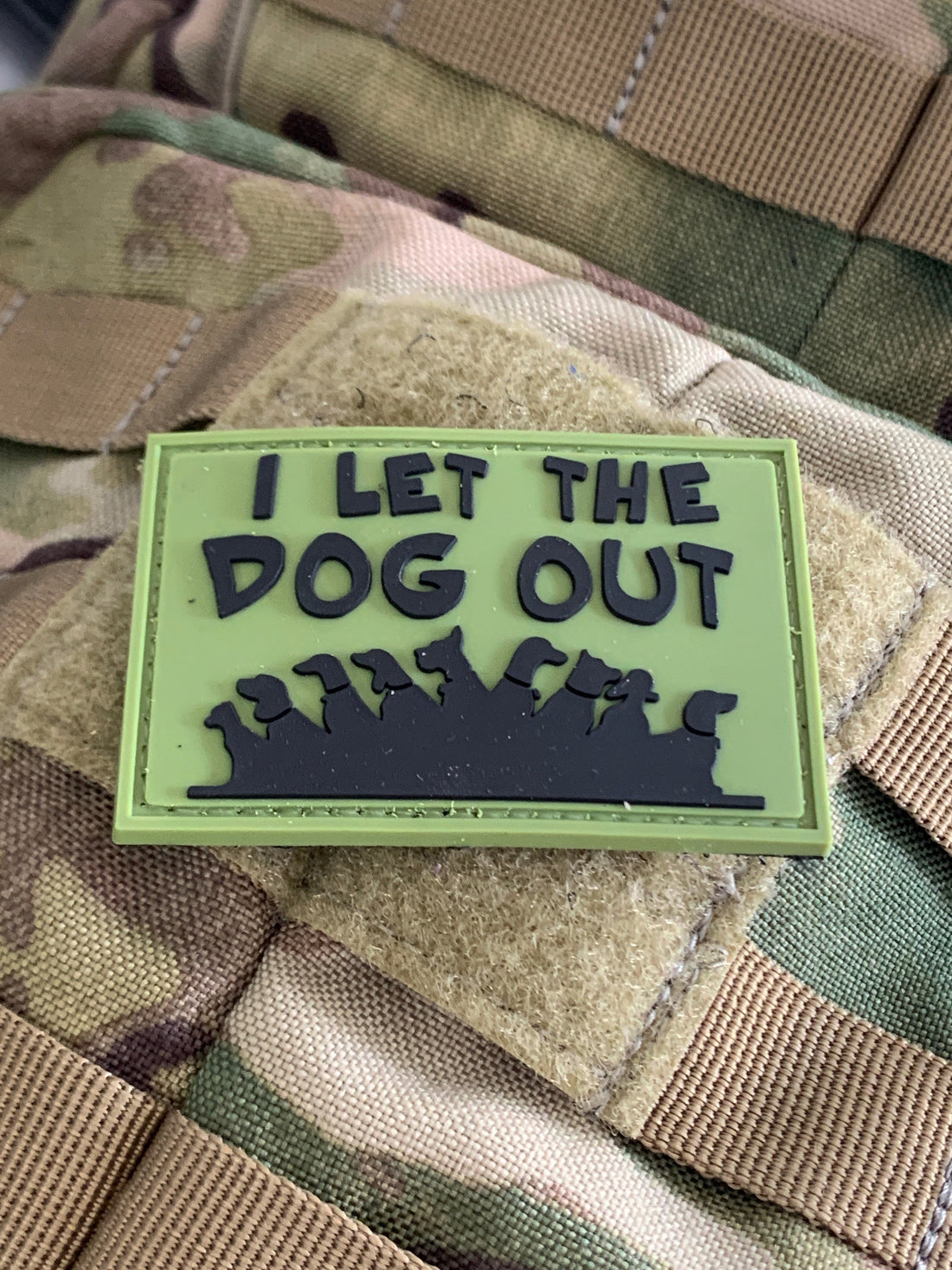 I Let The Dogs Out (PVC) Morale Patch