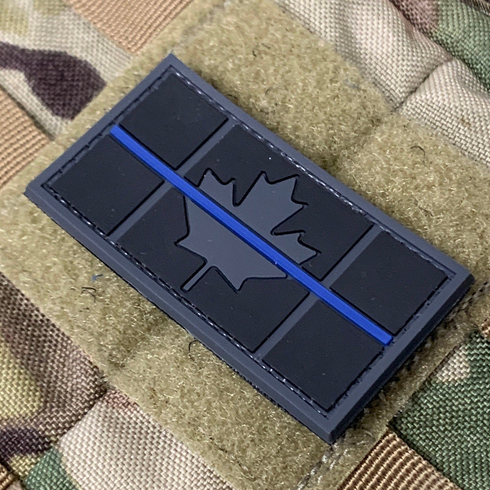 Canadian Thin Blue Line (PVC) Morale Patch