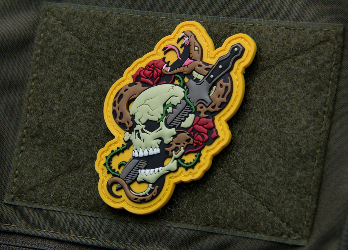 Skull Snake 1 - (PVC) Morale Patch