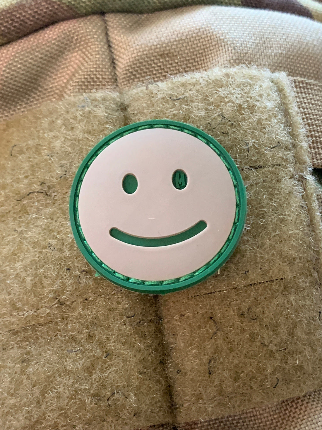 Happy Face - (PVC) Morale Patch