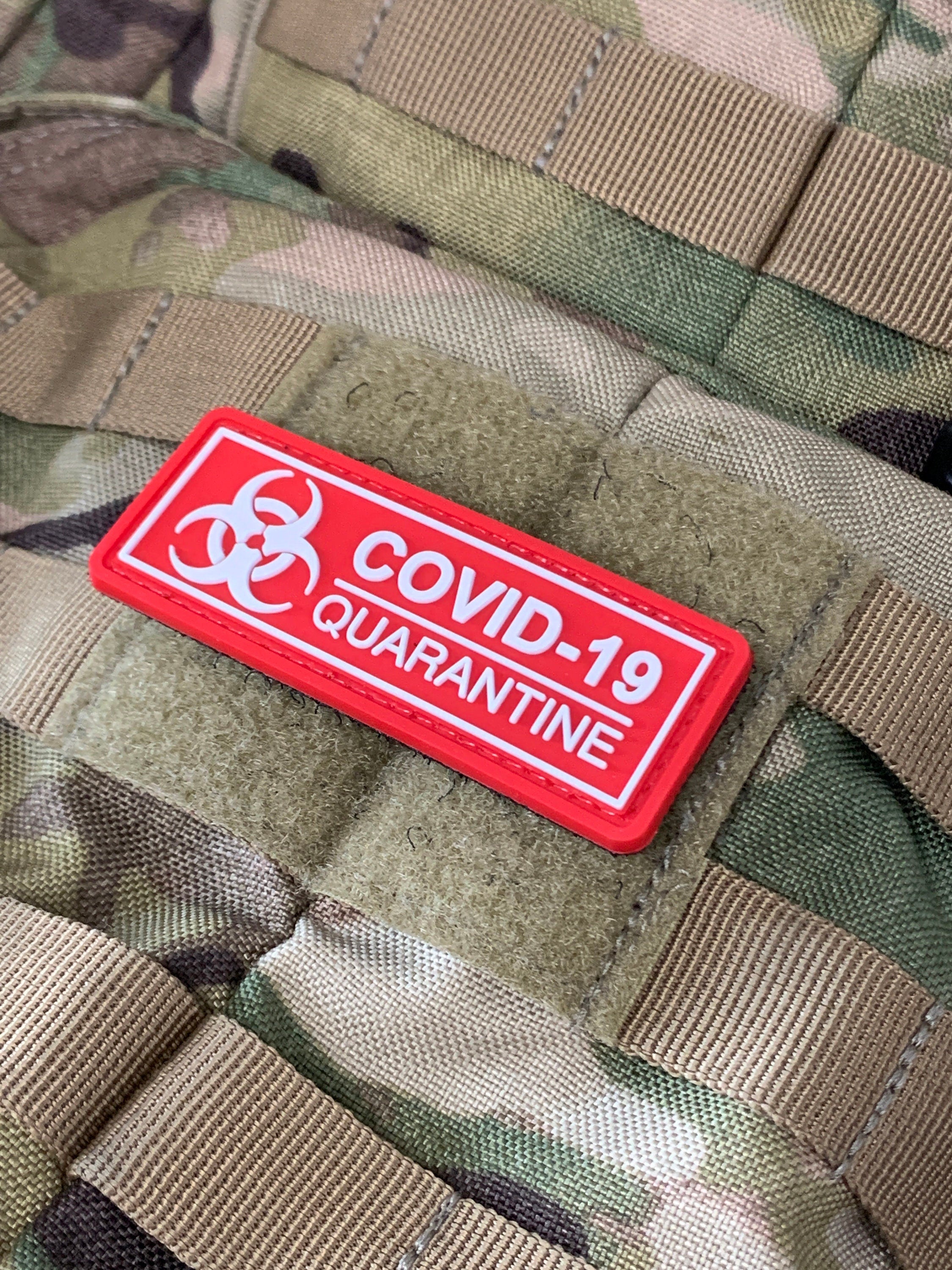 Covid-19 &quot;Quarantine&quot; PVC Morale Patch