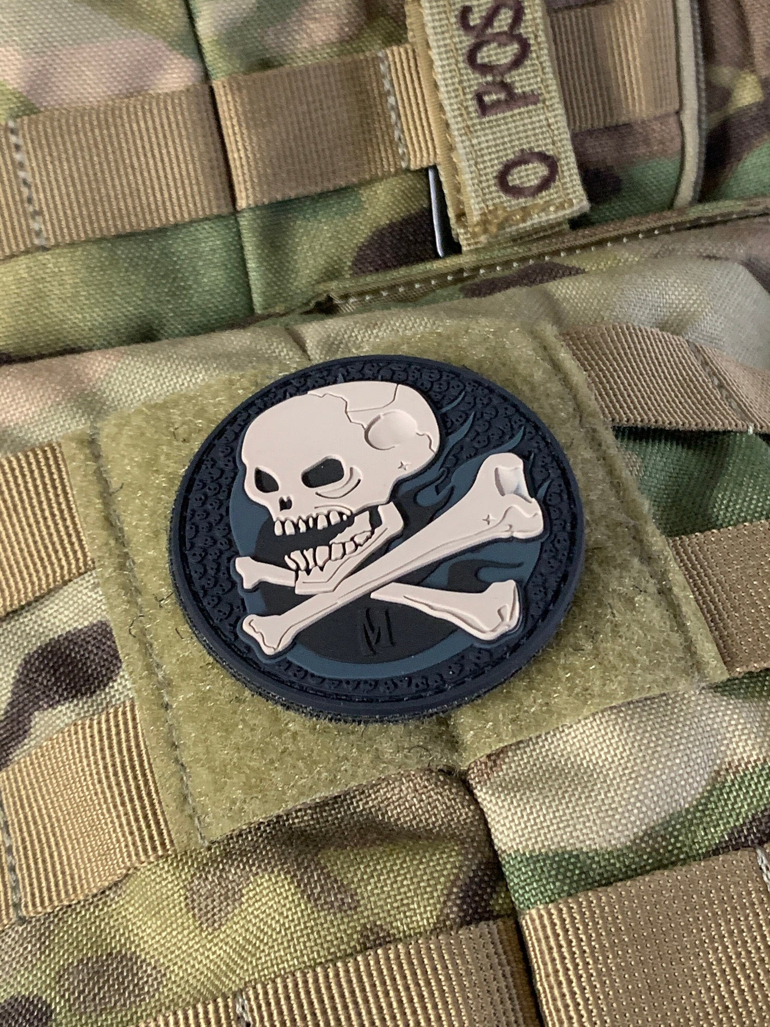 Freedom Is Not Free Skull and Crossbones (PVC) Patch