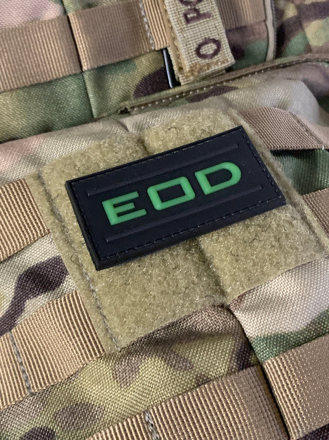 EOD - (PVC) Glow In The Dark Morale Patch